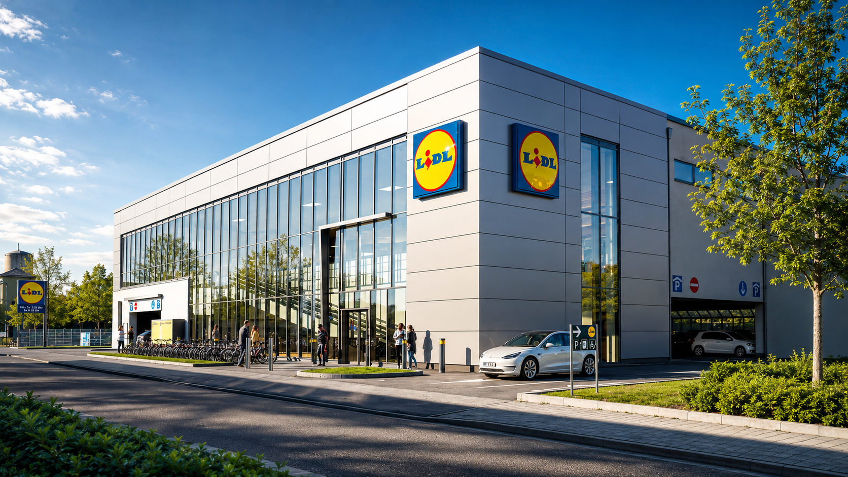 Urban Mining im Supermarkt. Lidl setzt neue Maßstäbe beim nachhaltigen Bauen.